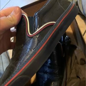 Men's Gucci Slip-On Navy Blue Shoes